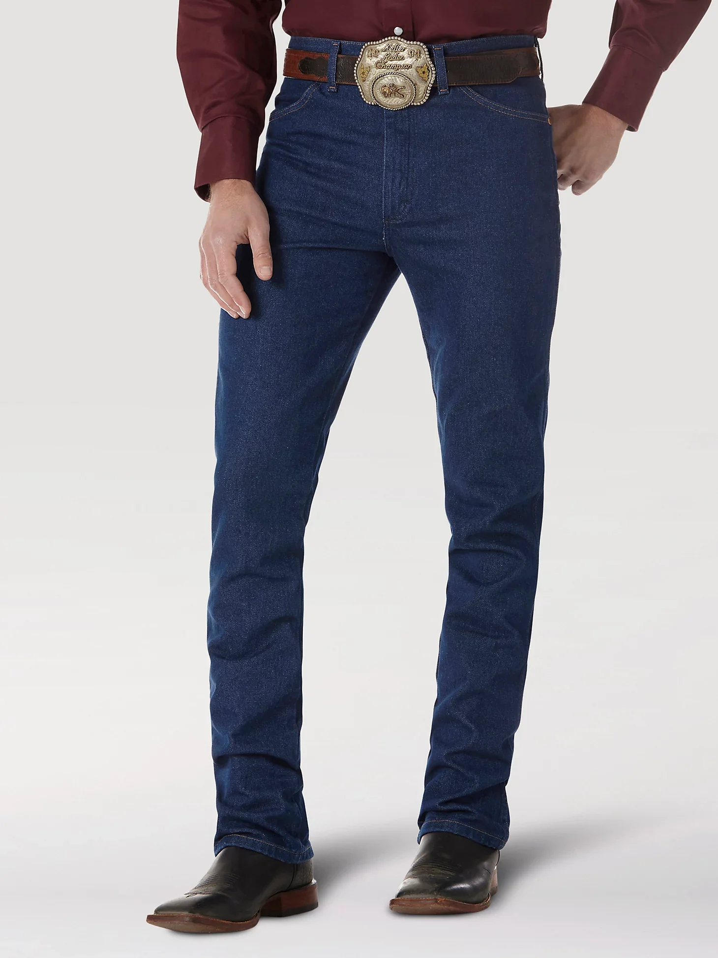 Men's Wrangler Cowboy Cut Slim Fit - Prewashed Indigo