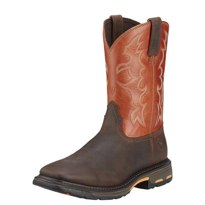 Men’s Ariat Workhog Wide Square Toe Work Boots - Image 5