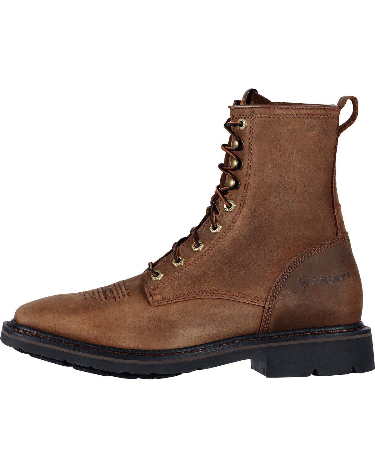 Men's Ariat Cascade 8" Wide Square Toe Work Boot - Image 6