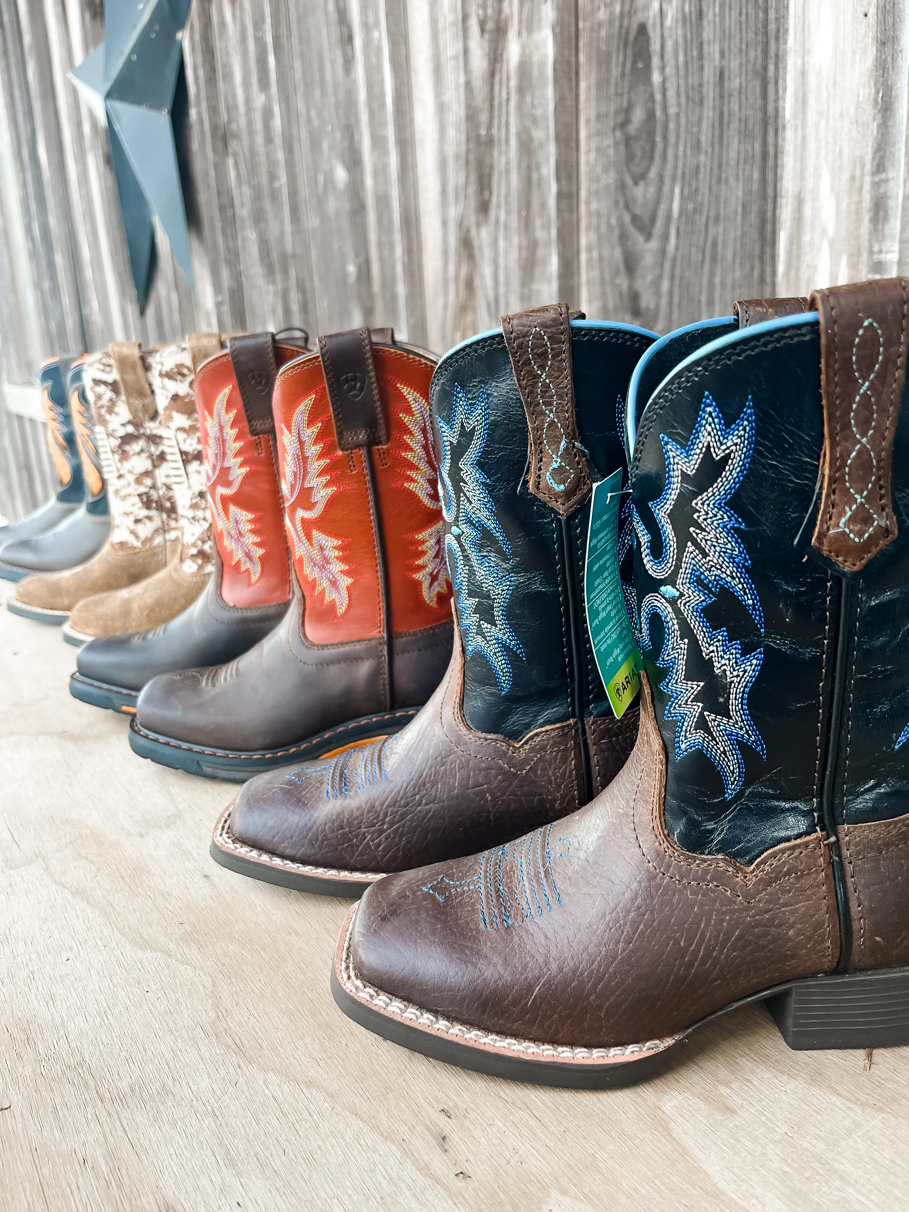 Youth Ariat Tombstone Boot In Earth - Image 11