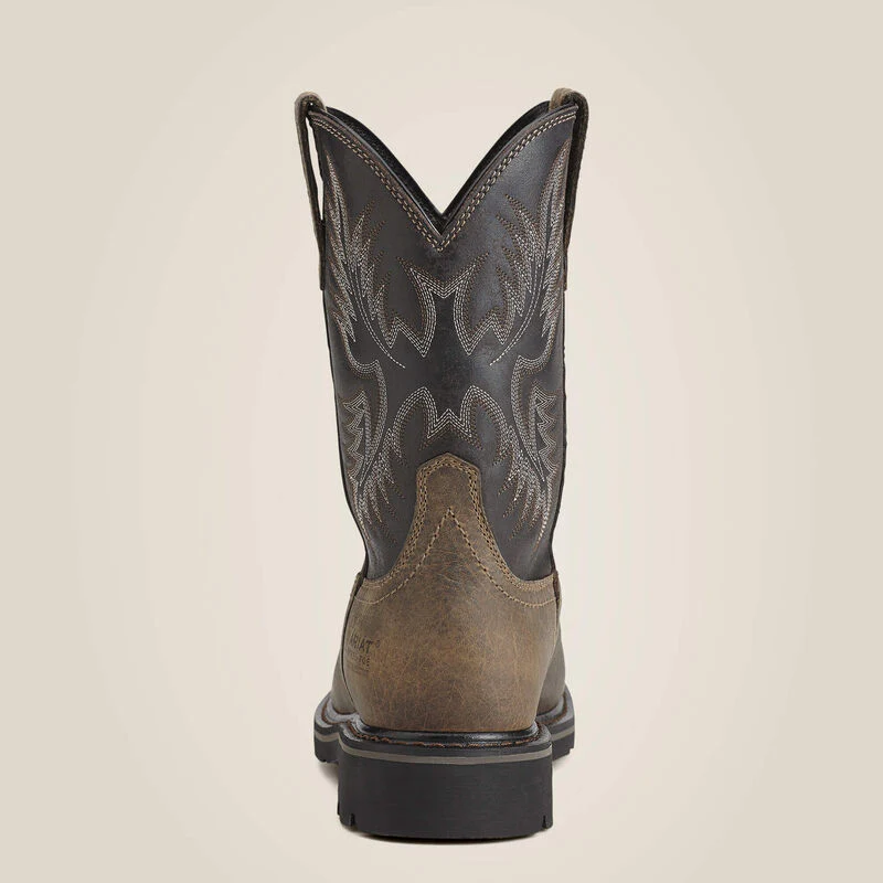 Men's Ariat Sierra Puncture Resistant Square Steel Toe Work Boots - Image 7