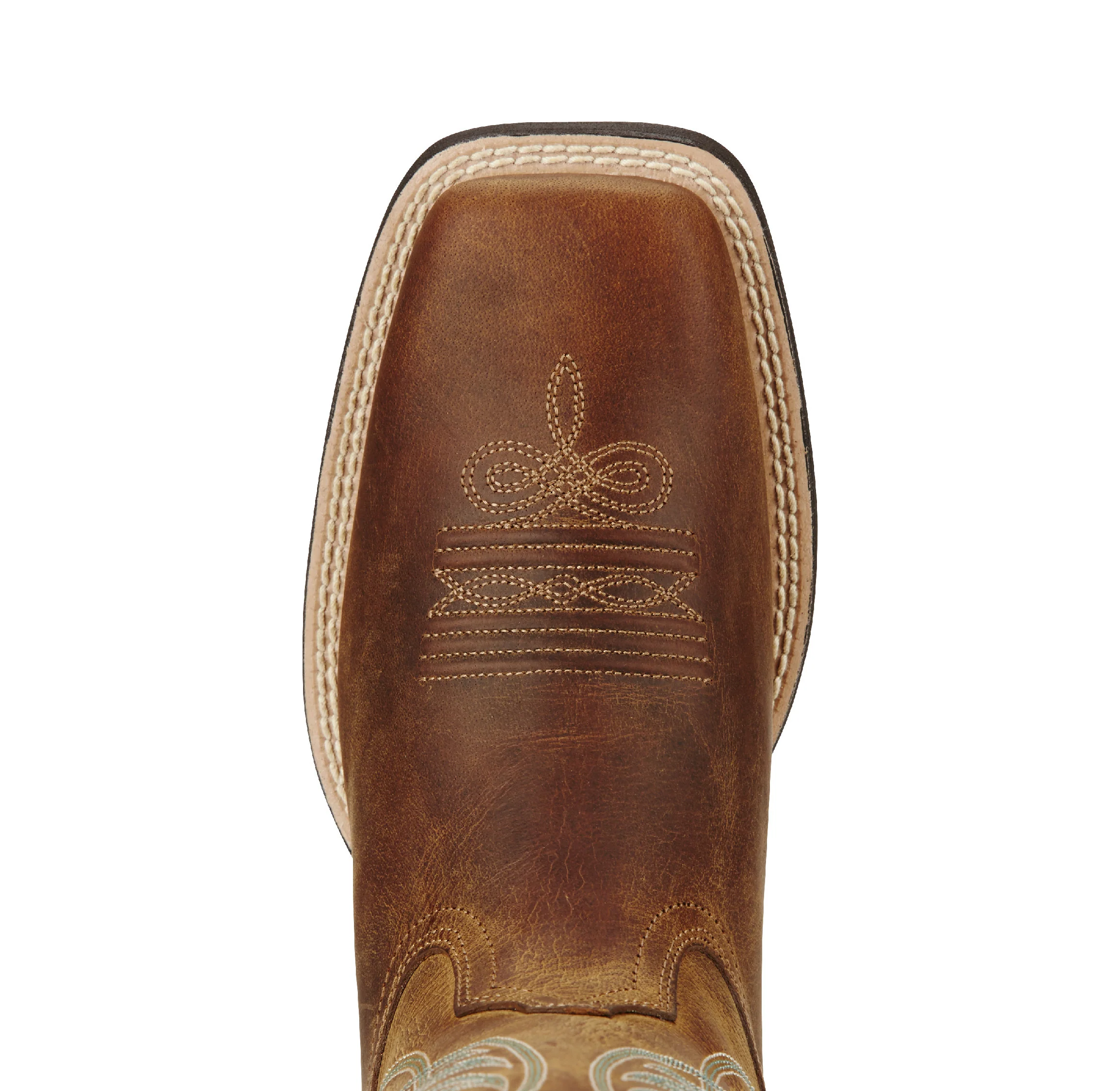 Women's Ariat Round Up Wide Square Toe Western Boot - Image 4
