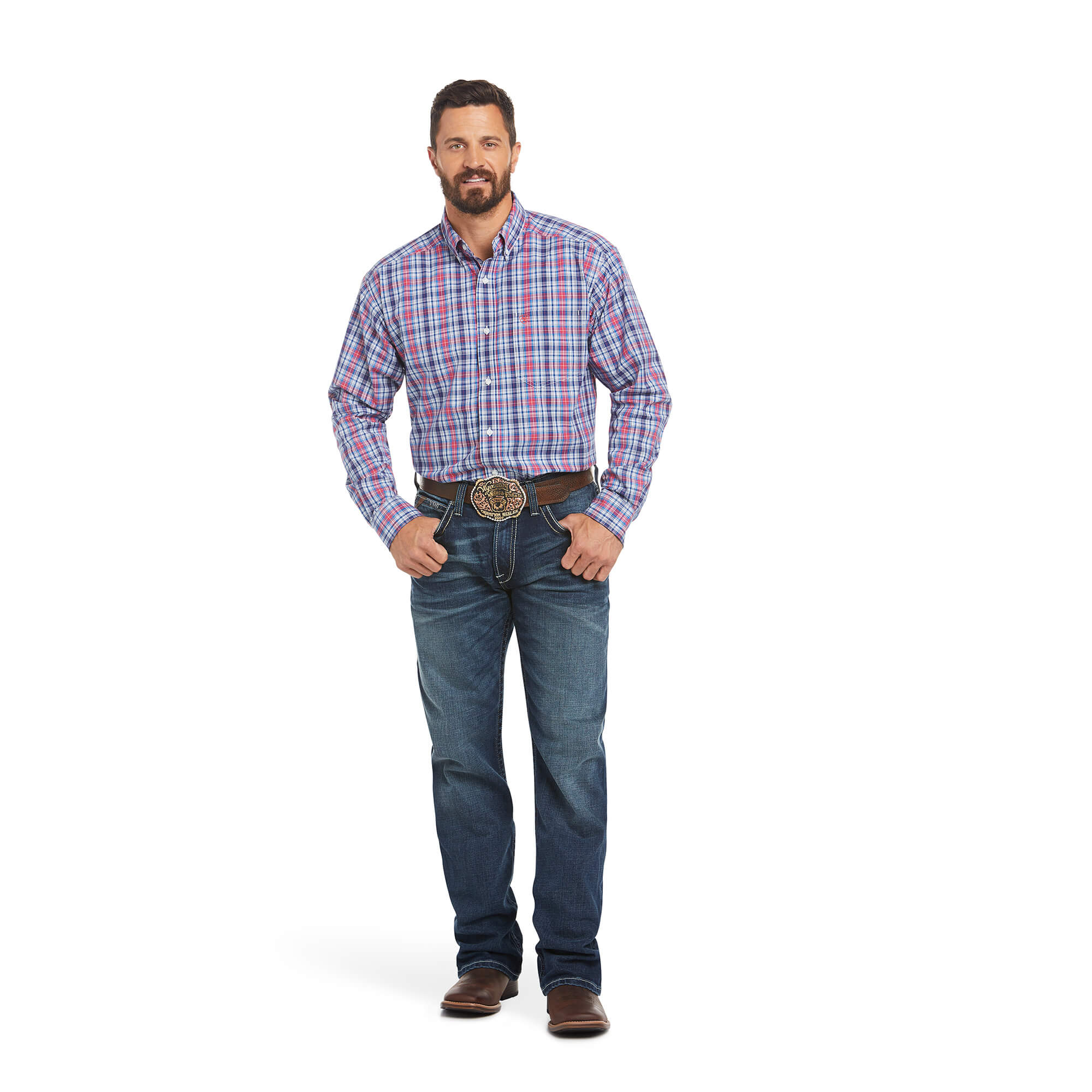 Men's Ariat M4 Low Rise Stretch Adkins Boot Cut Jean - Image 5
