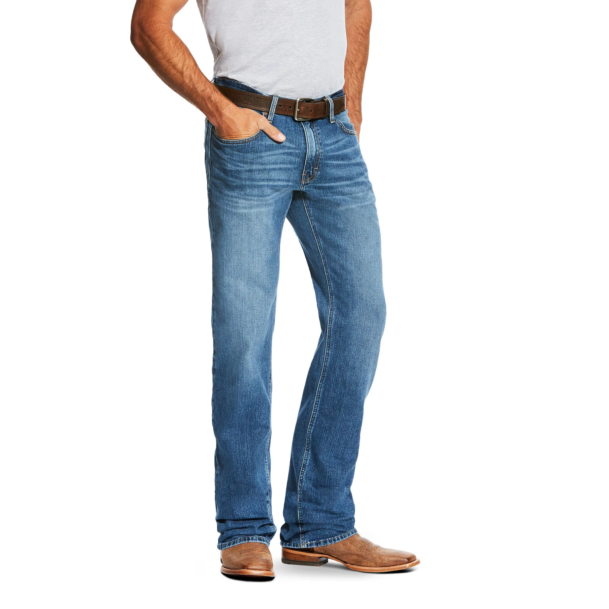 MEN'S ARIAT M2 RELAXED STRETCH LEGACY BOOT CUT JEAN - Image 10