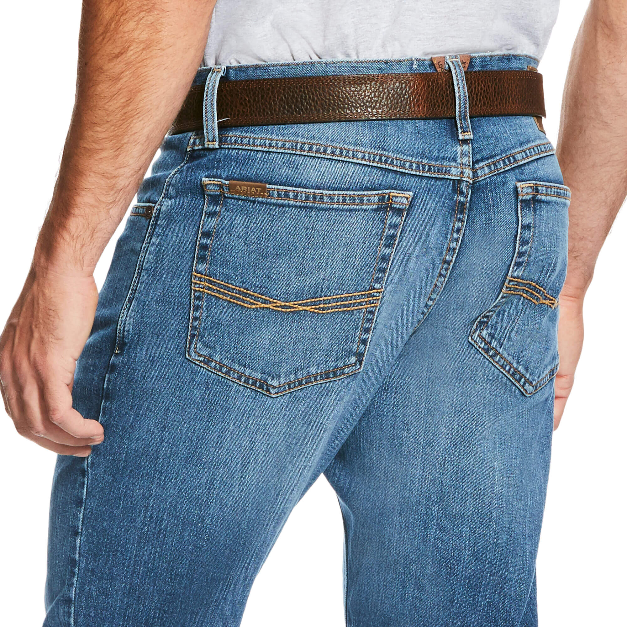 MEN'S ARIAT M2 RELAXED STRETCH LEGACY BOOT CUT JEAN - Image 9