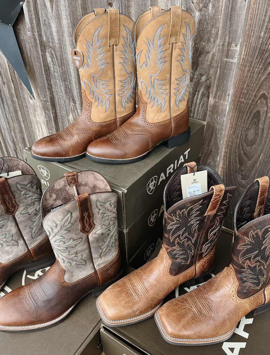 MEN'S ARIAT SPORT COOL VENTTEK WESTERN BOOT - Image 10