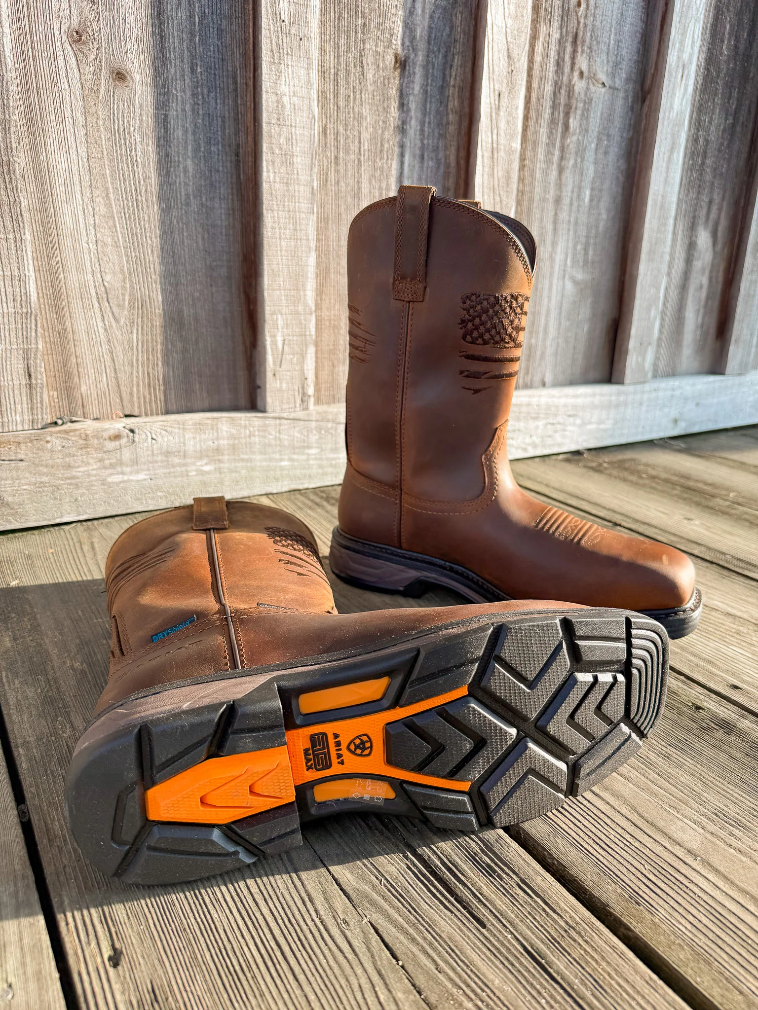 Men's Ariat WorkHog XT Patriot Waterproof Carbon Toe Work Boot - Image 3