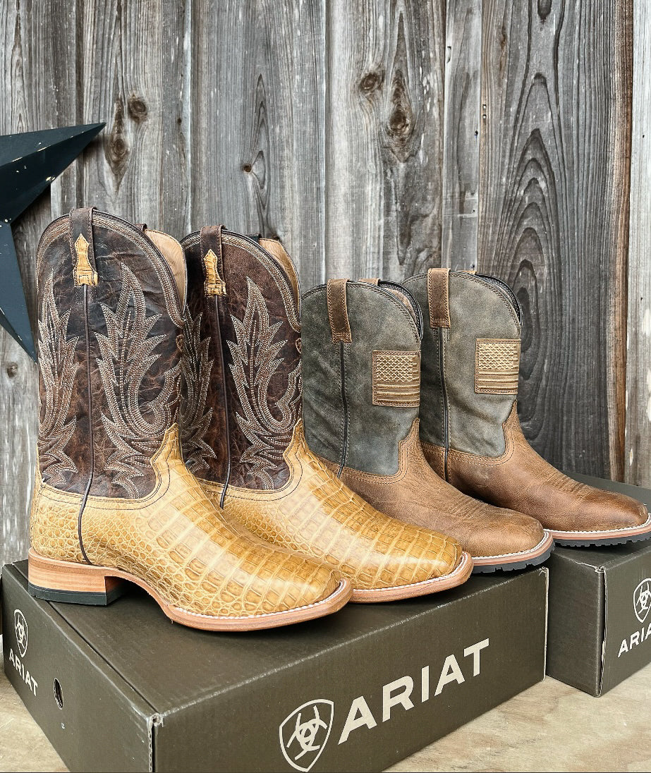 Men's Ariat Hybrid Patriot Country Western Boot - Image 3