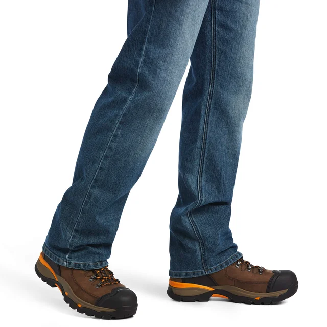 Men's Ariat Rebar Edgewood M5 Stackable Straight Leg Jeans - Image 7