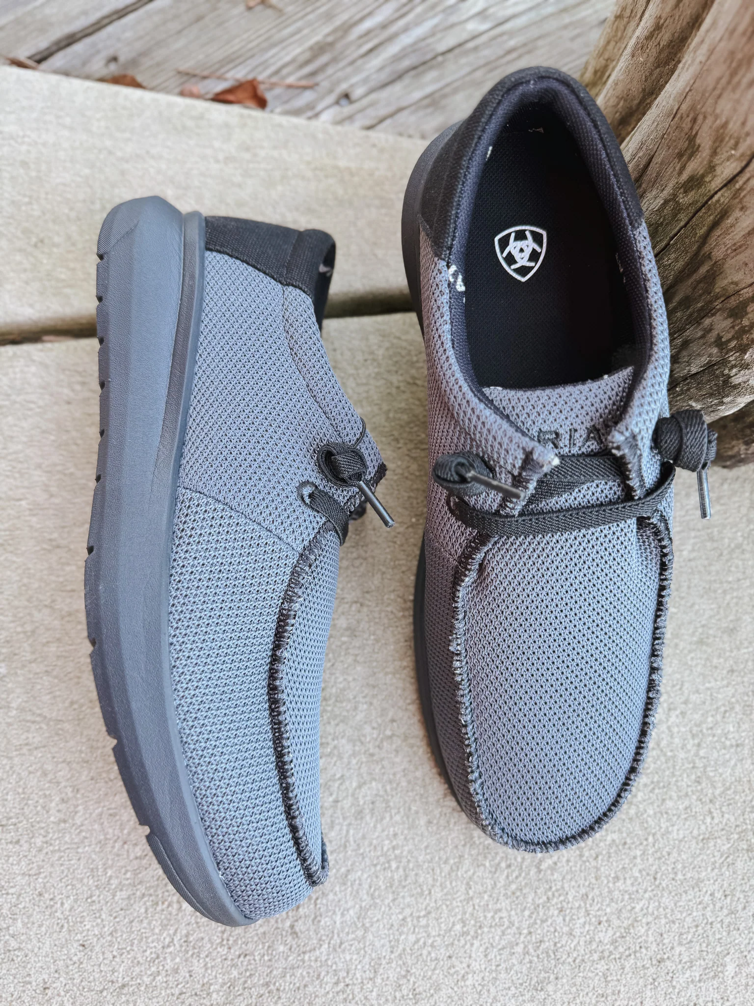 Men's Ariat Hilo Heathered Smoke - Image 13