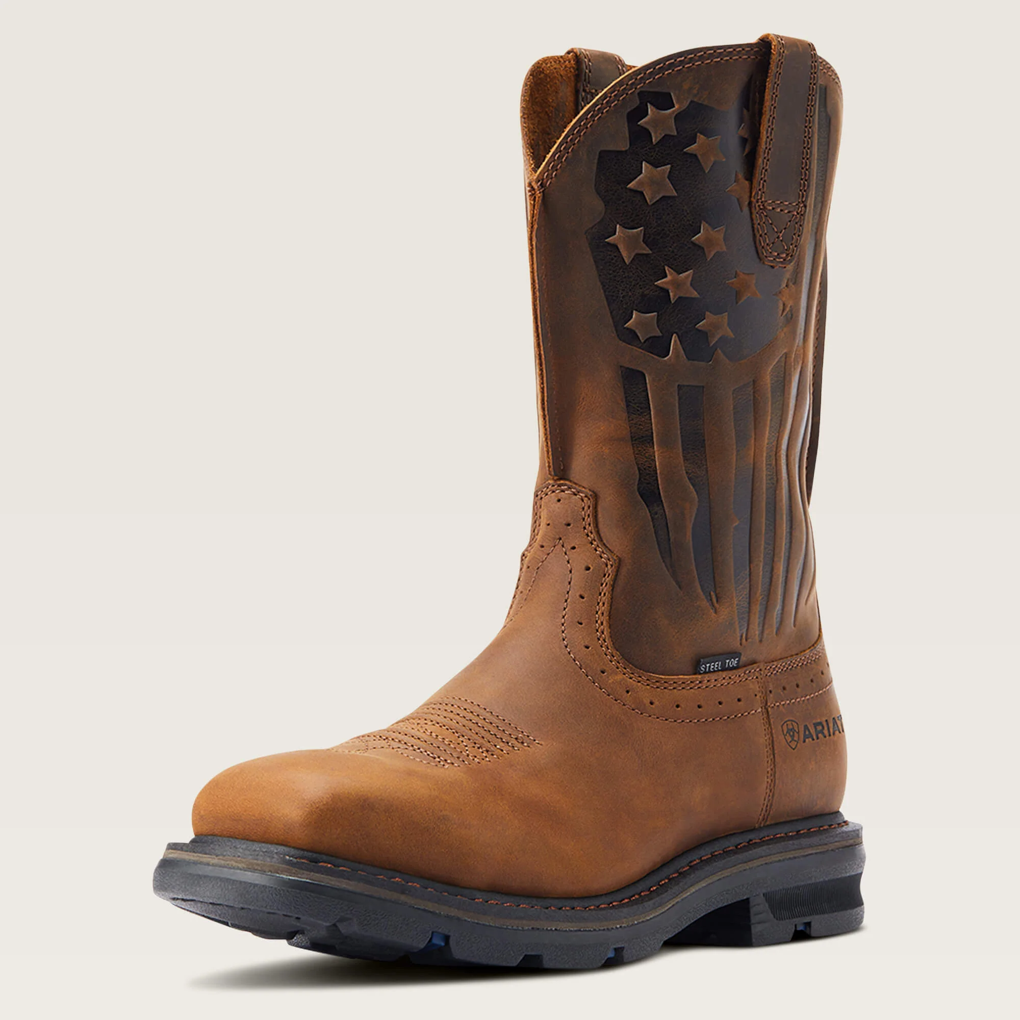 Men's Ariat Sierra Shock Shield Patriot Steel Toe Work Boot - Image 5