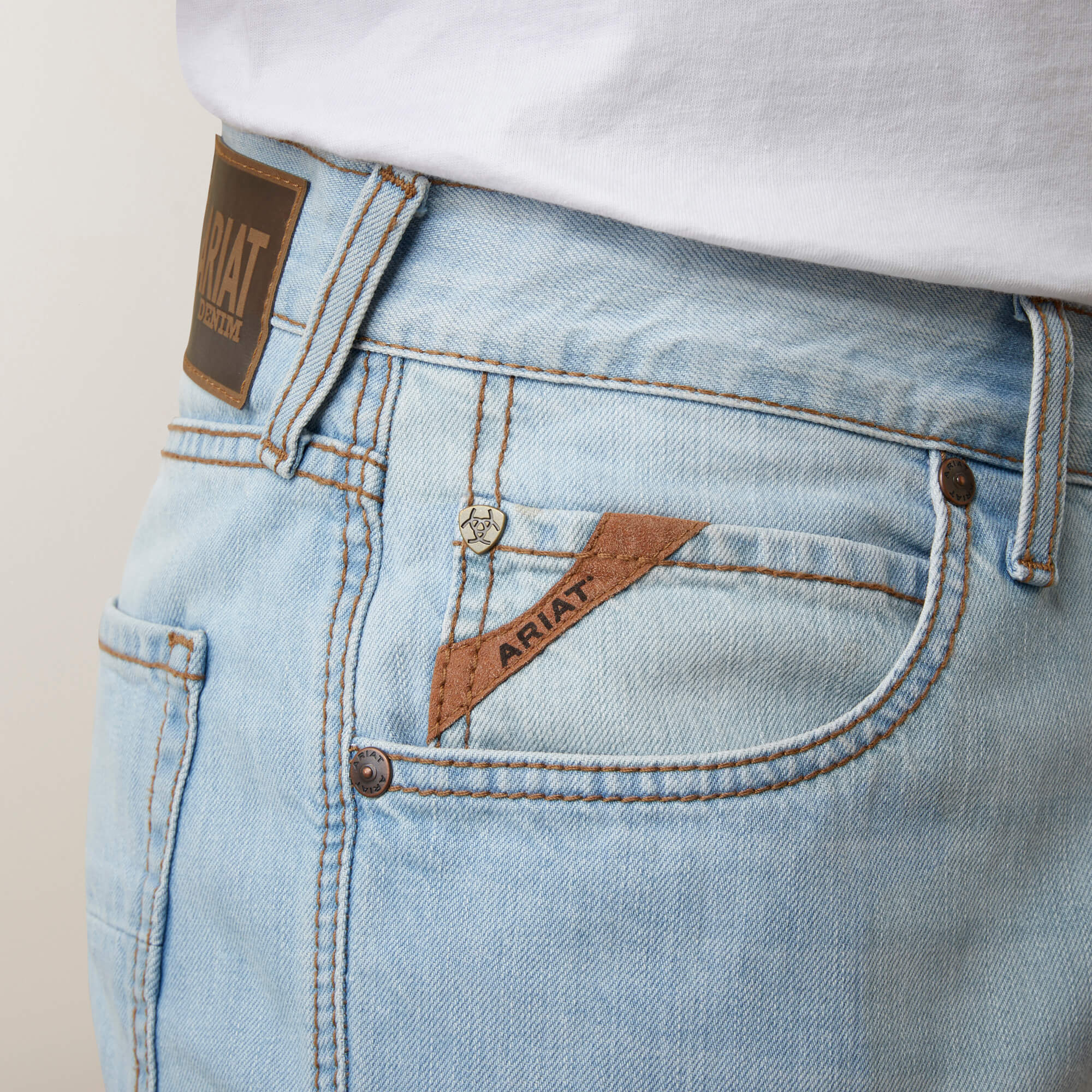 Men's Ariat M5 Straight Eli Straight Jean - Image 4
