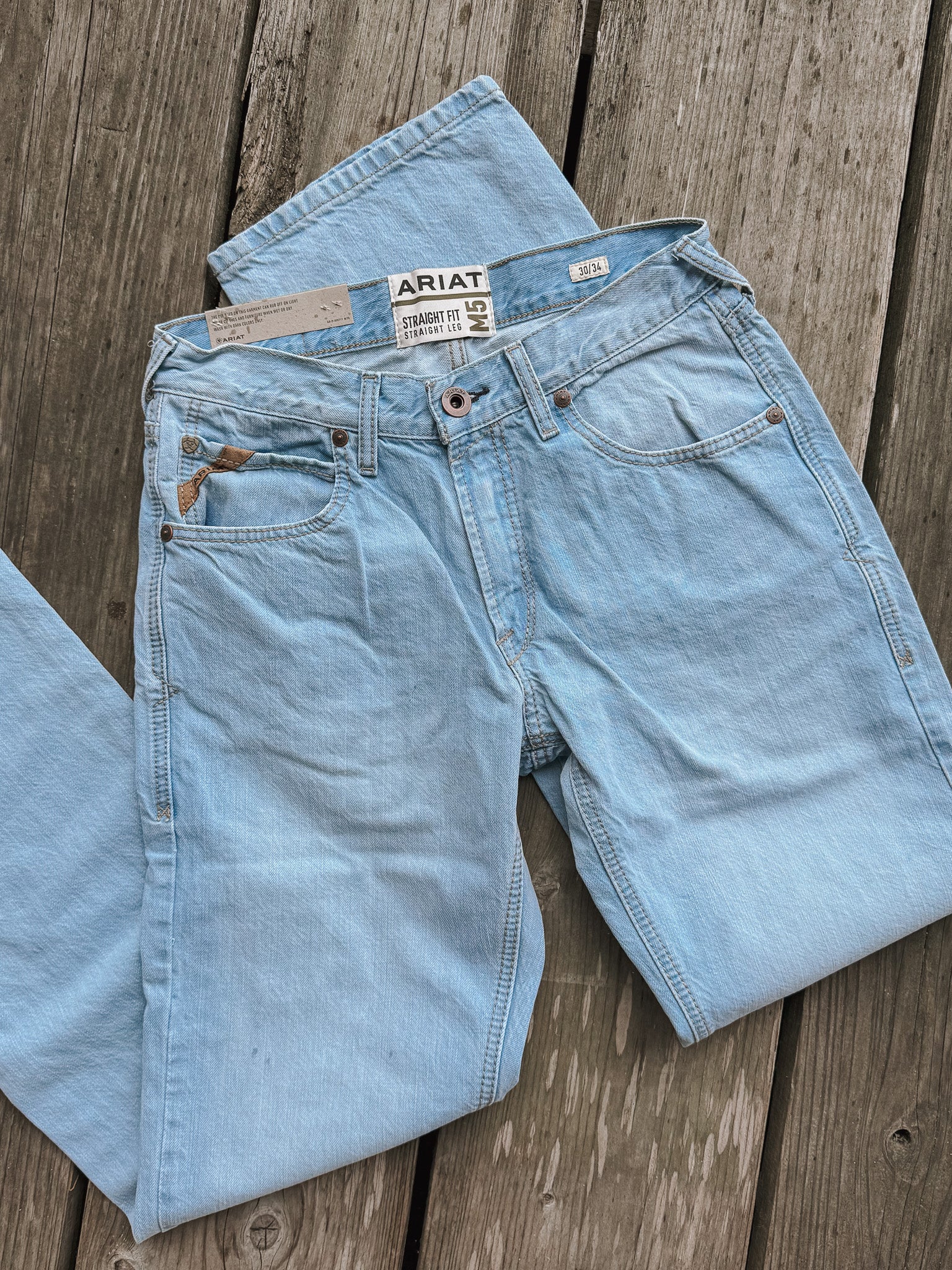 Men's Ariat M5 Straight Eli Straight Jean - Image 7
