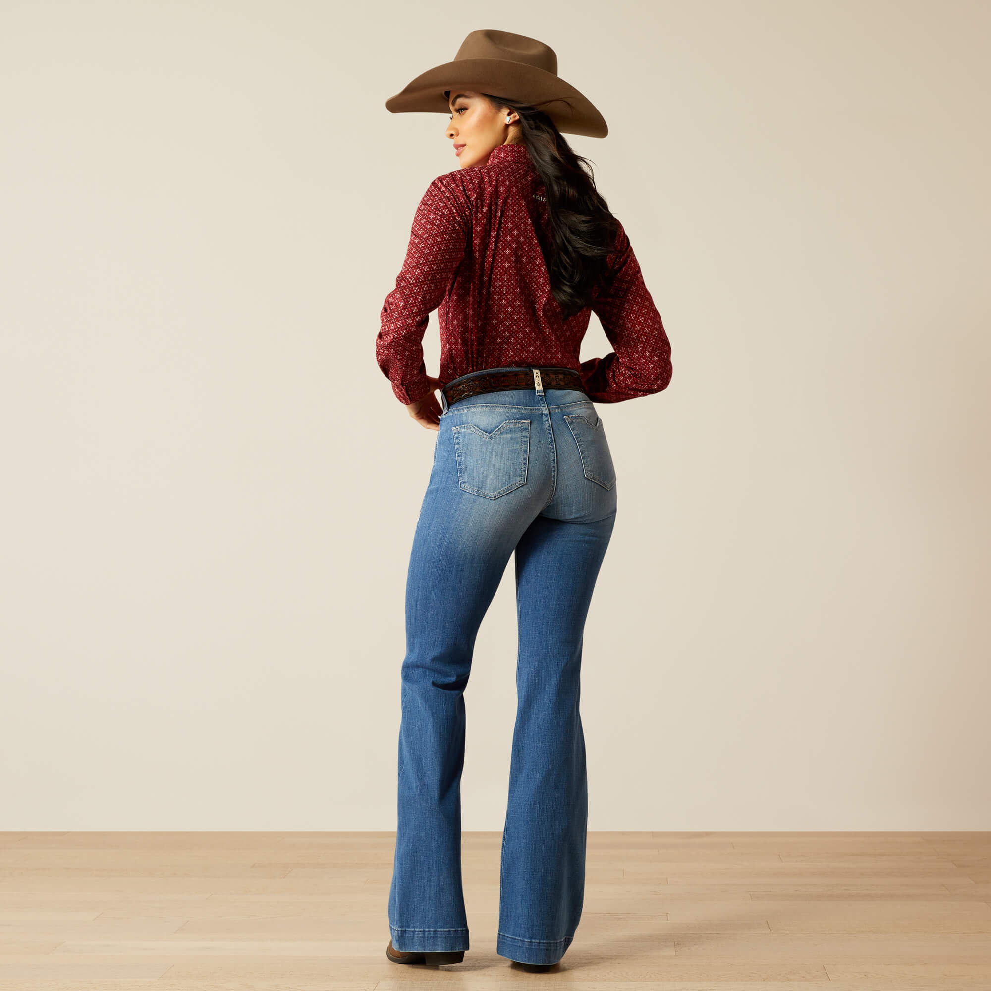 Women's Ariat High Rise Clair Slim Trouser Jeans - Image 4