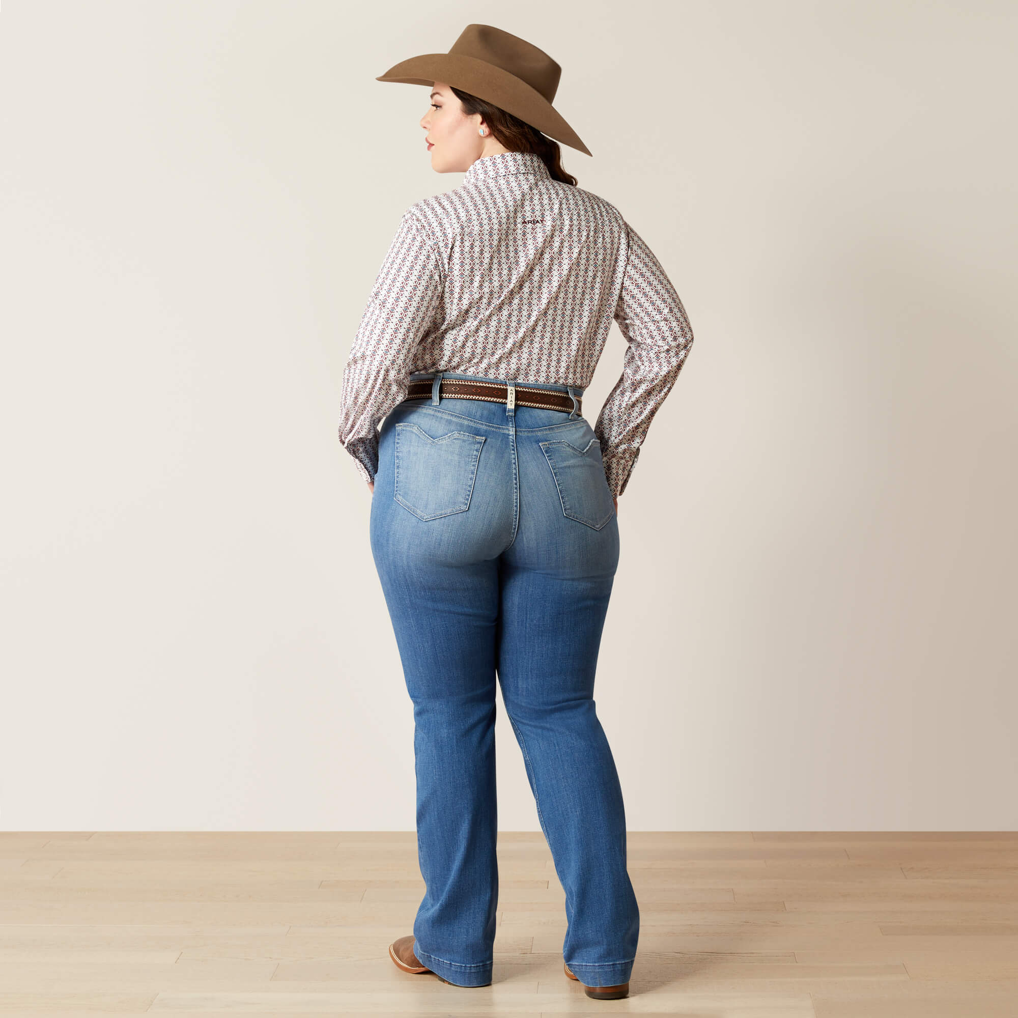 Women's Ariat High Rise Clair Slim Trouser Jeans - Image 5