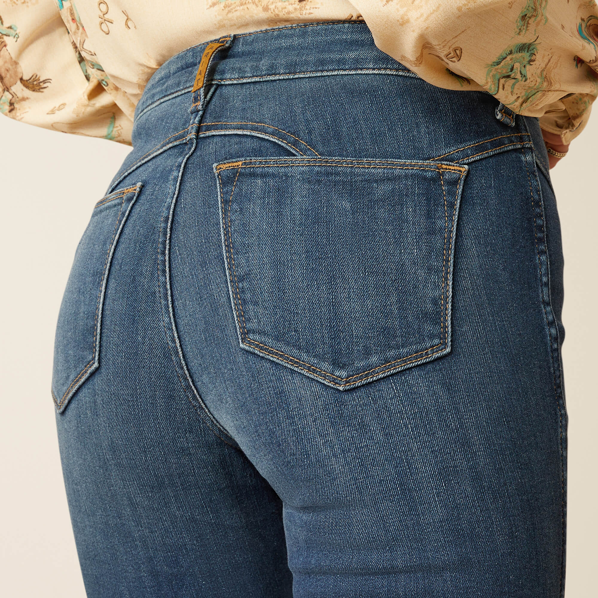 Women's Ariat High Rise Fiorella Slim Trouser Jeans - Image 5