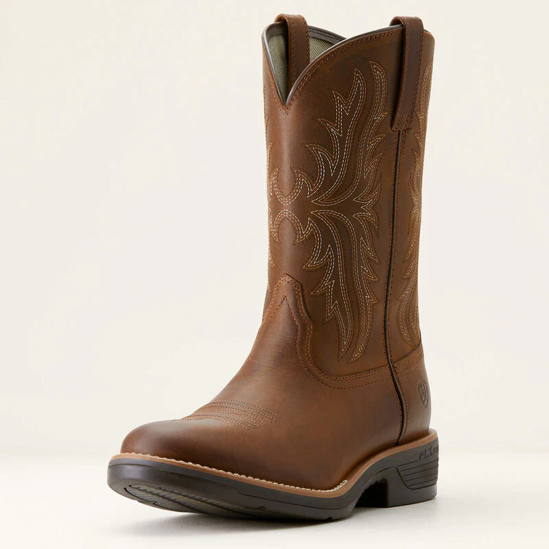 Men's Ariat Ridgeback Round Toe Cowboy Boot - Image 13