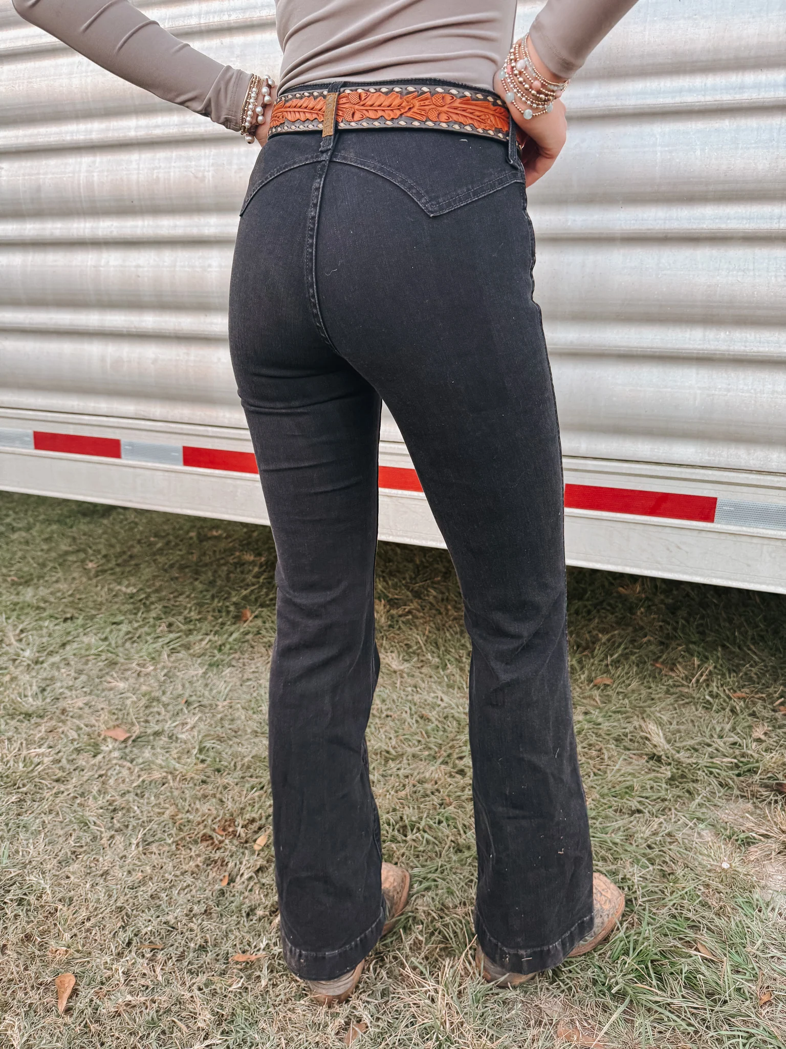 Women's Ariat High Rise Dixie Slim Trouser Jeans - Image 2