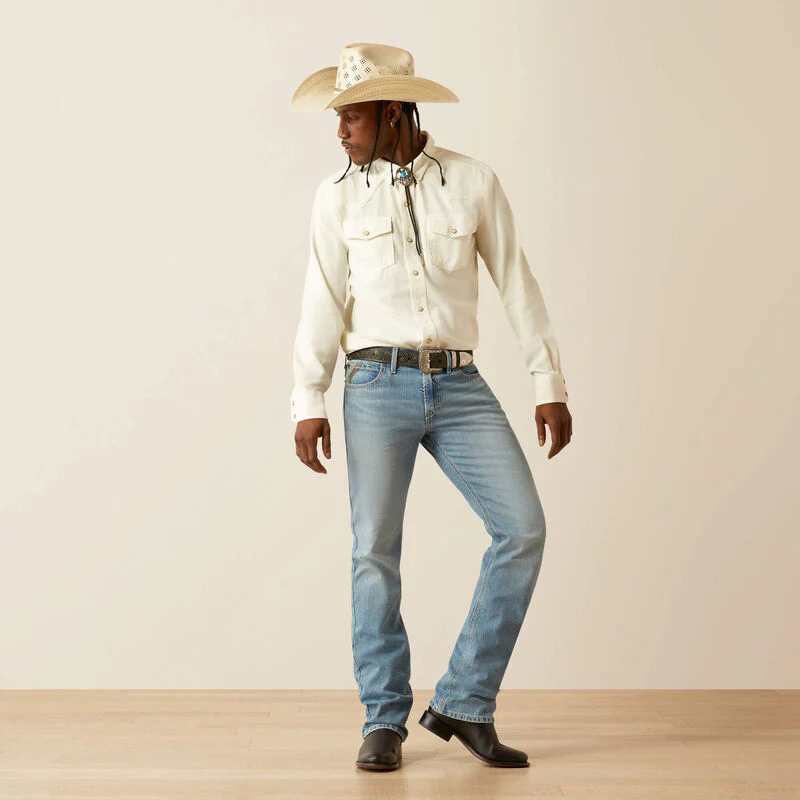 Men's Ariat M7 Slim Ethan Straight Leg Jeans - Image 3