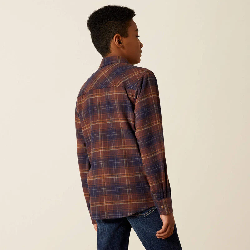 Youth Ariat Harleigh Retro Classic Fit Shirt - Image 2