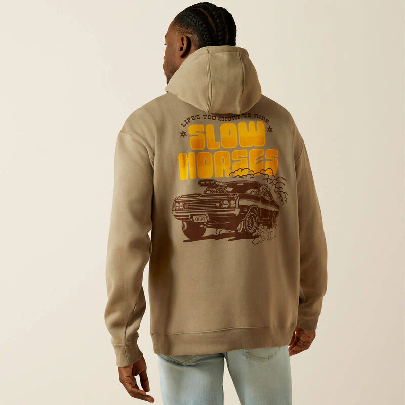 Men's Ariat Sendero Slow Horses Hoodie - Image 2