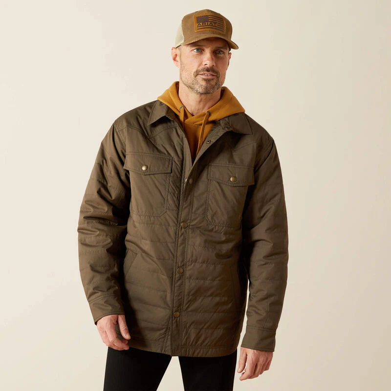 Men's Ariat Quilted Shirt Jacket