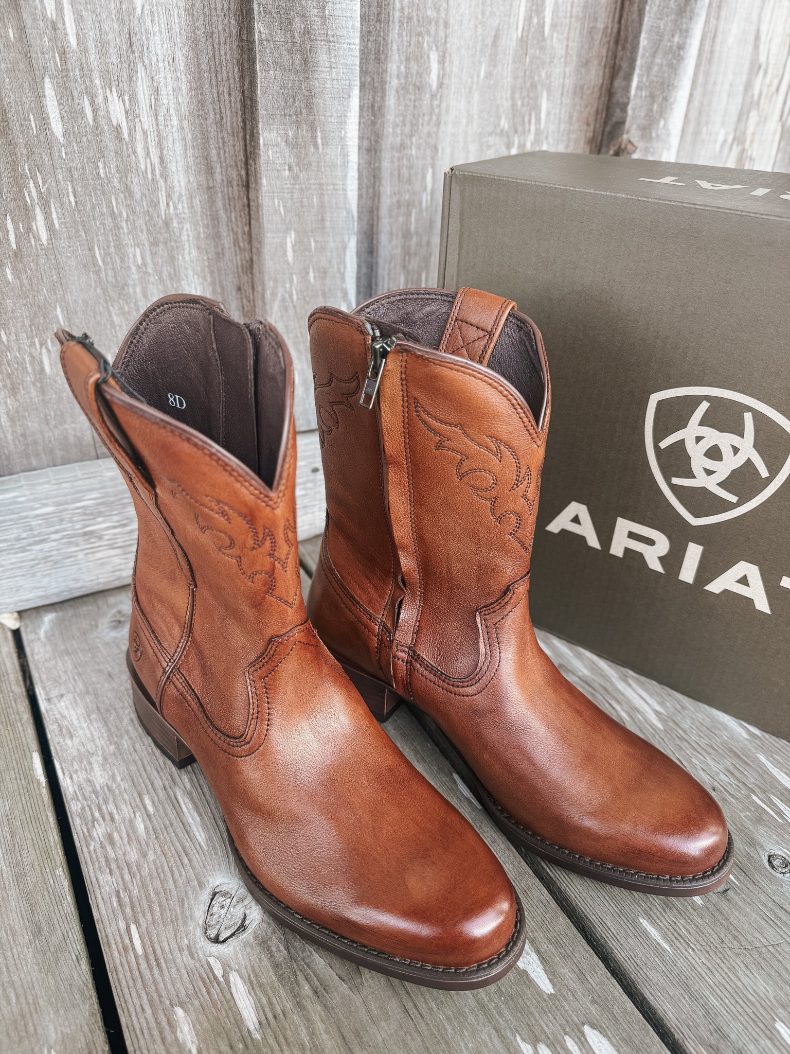 Men's Ariat Sonoro Roper Toe Western Boots - Image 7