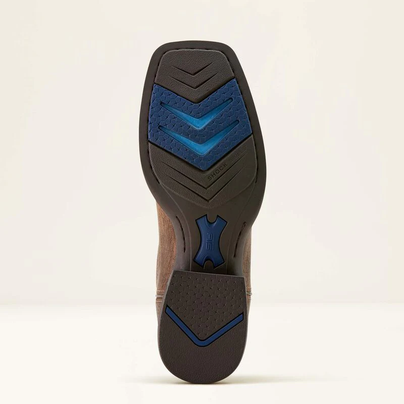 Men's Ariat Steadfast Wide Square Toe Cowboy Boots - Image 3