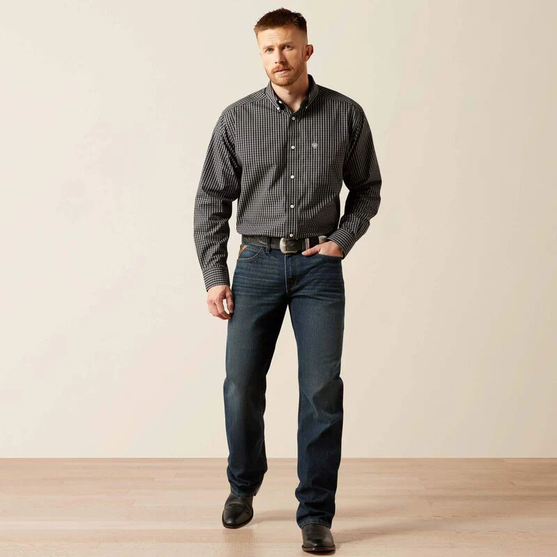 Men's Ariat Wrinkle Free Abel Classic Fit Shirt - Image 3