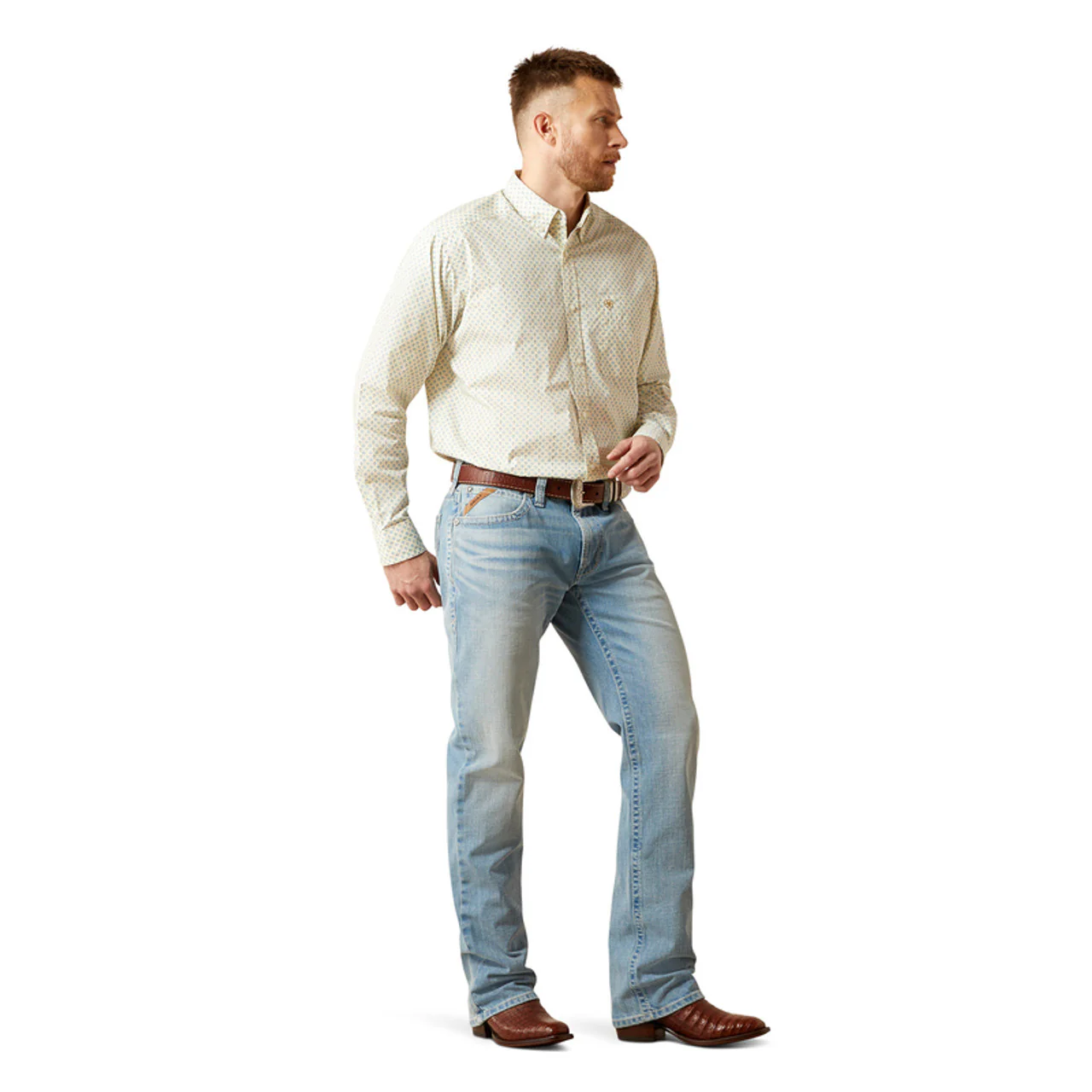 Men's Ariat M4 Relaxed Lucas Straight Leg Jeans - Image 6