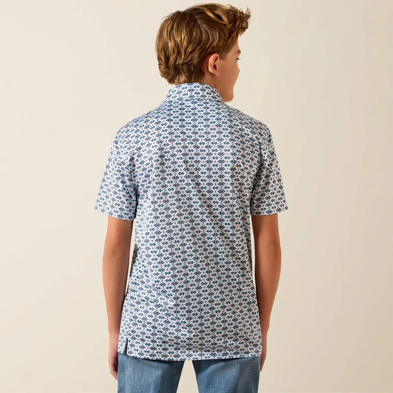 Ariat Youth All Over Print Polo - Image 7