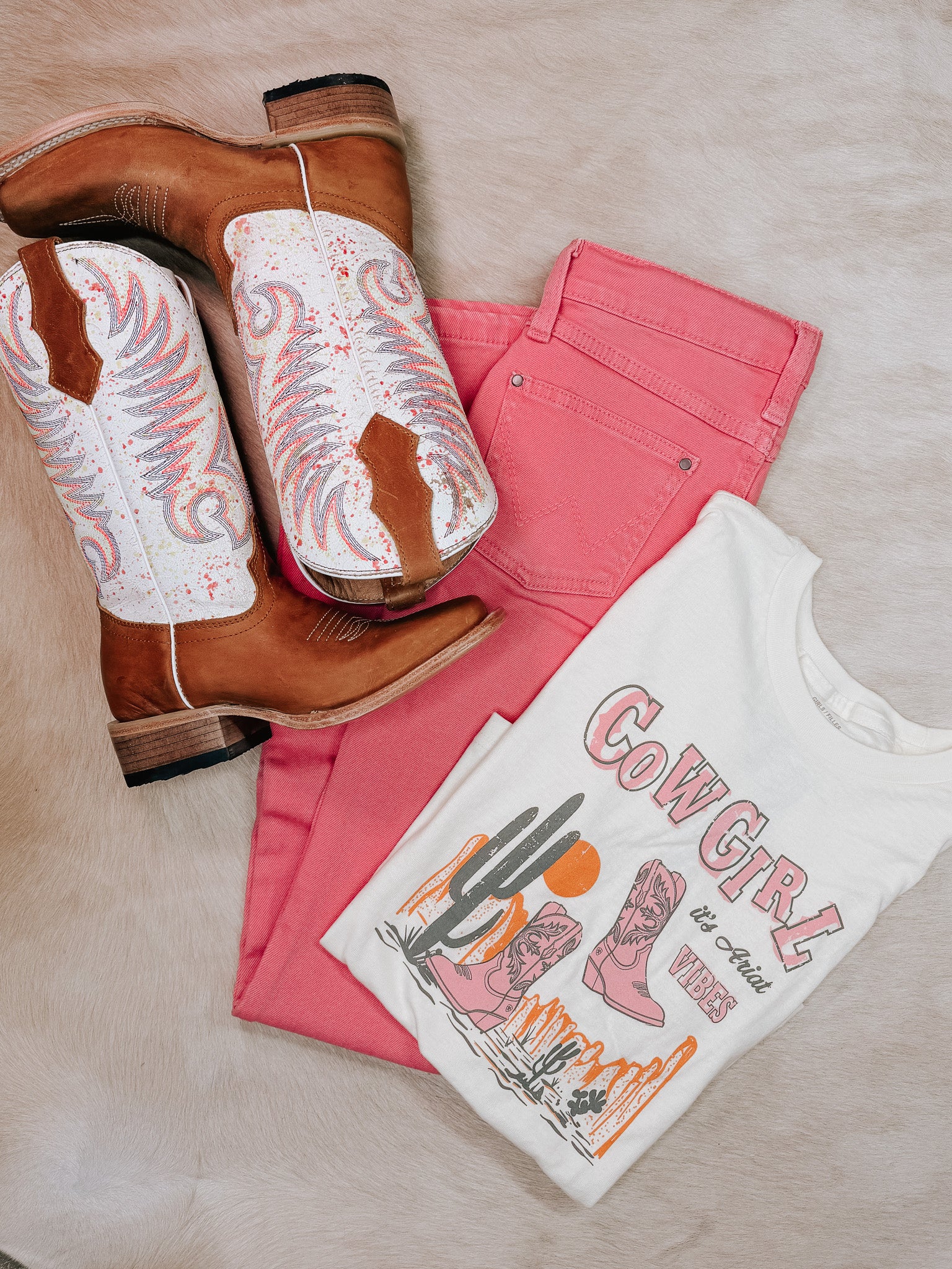 Ariat Girls Cowgirl Vibes T-Shirt - Image 6