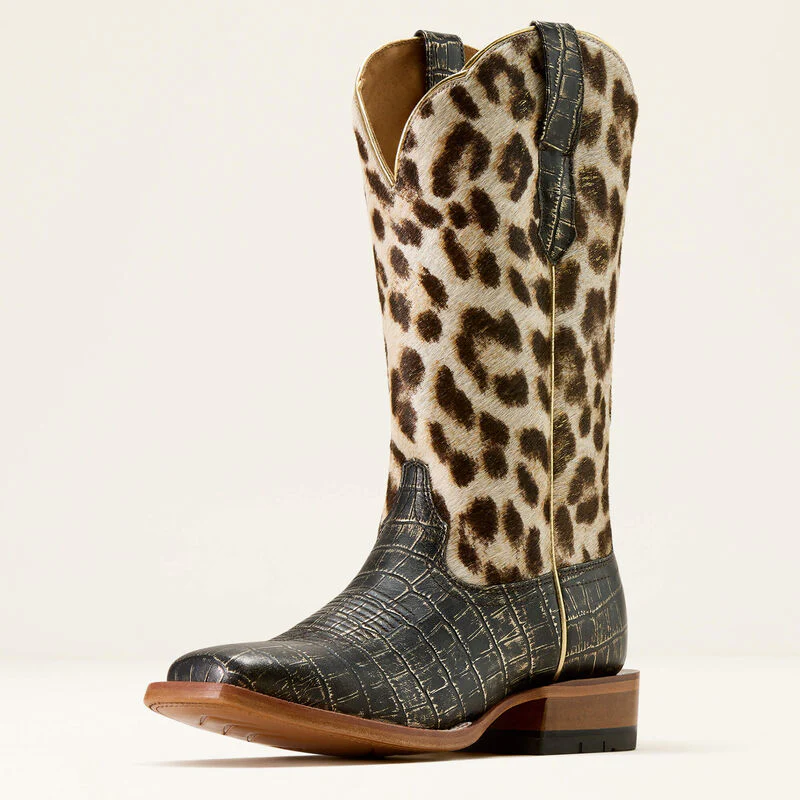 Ariat Women's Frontier Farrah Wide Square Toe Western Boot - Image 5