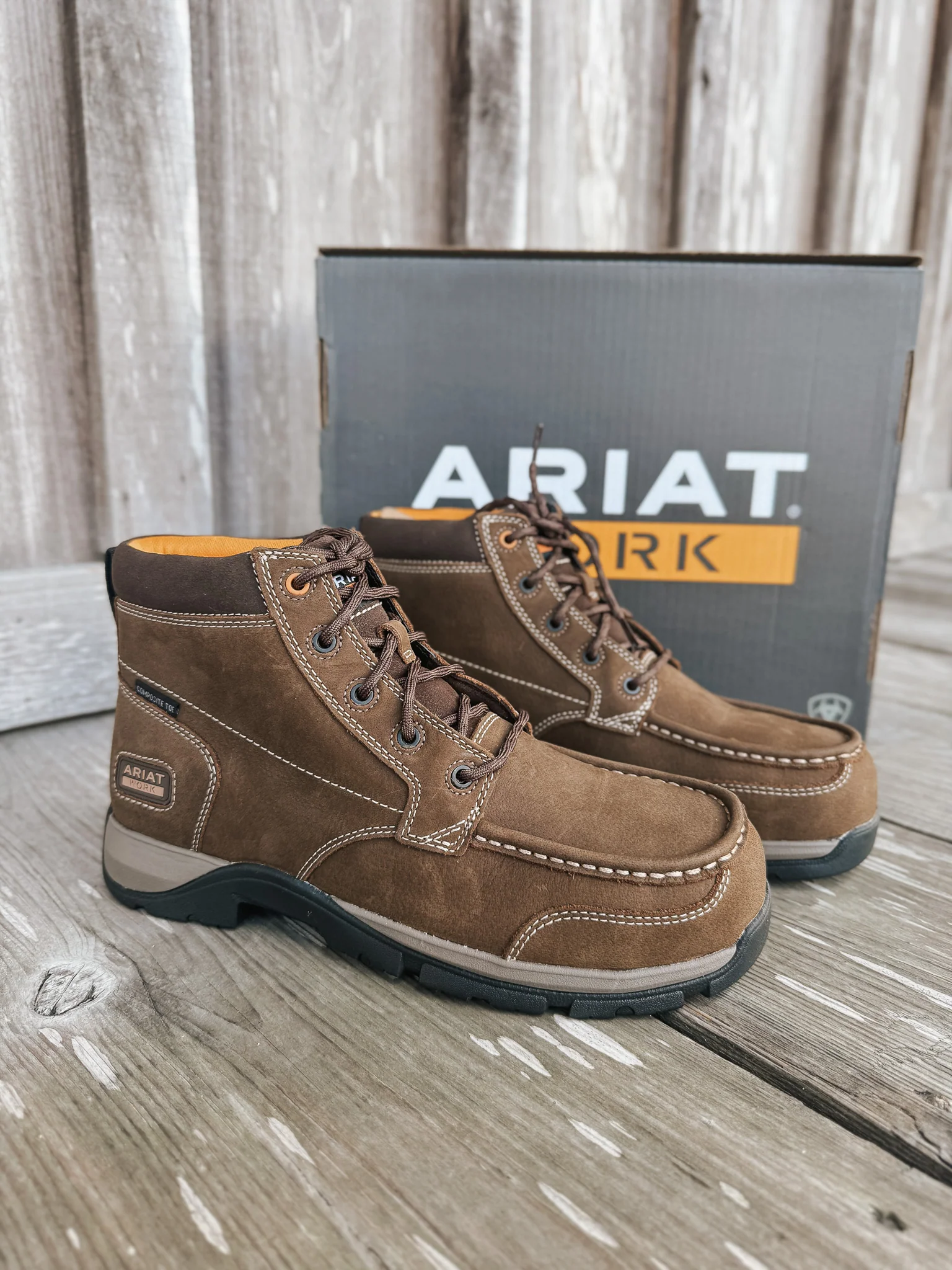 Men's Ariat Edge Chukka 6" Composite Toe Work Boot