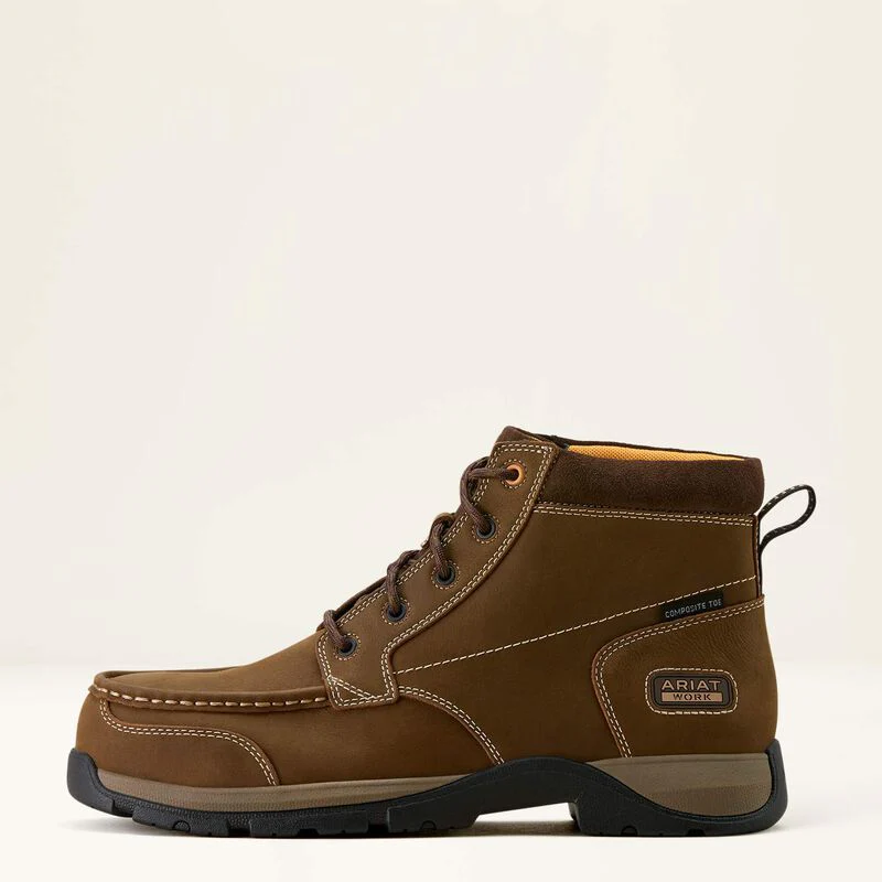 Men's Ariat Edge Chukka 6" Composite Toe Work Boot - Image 8