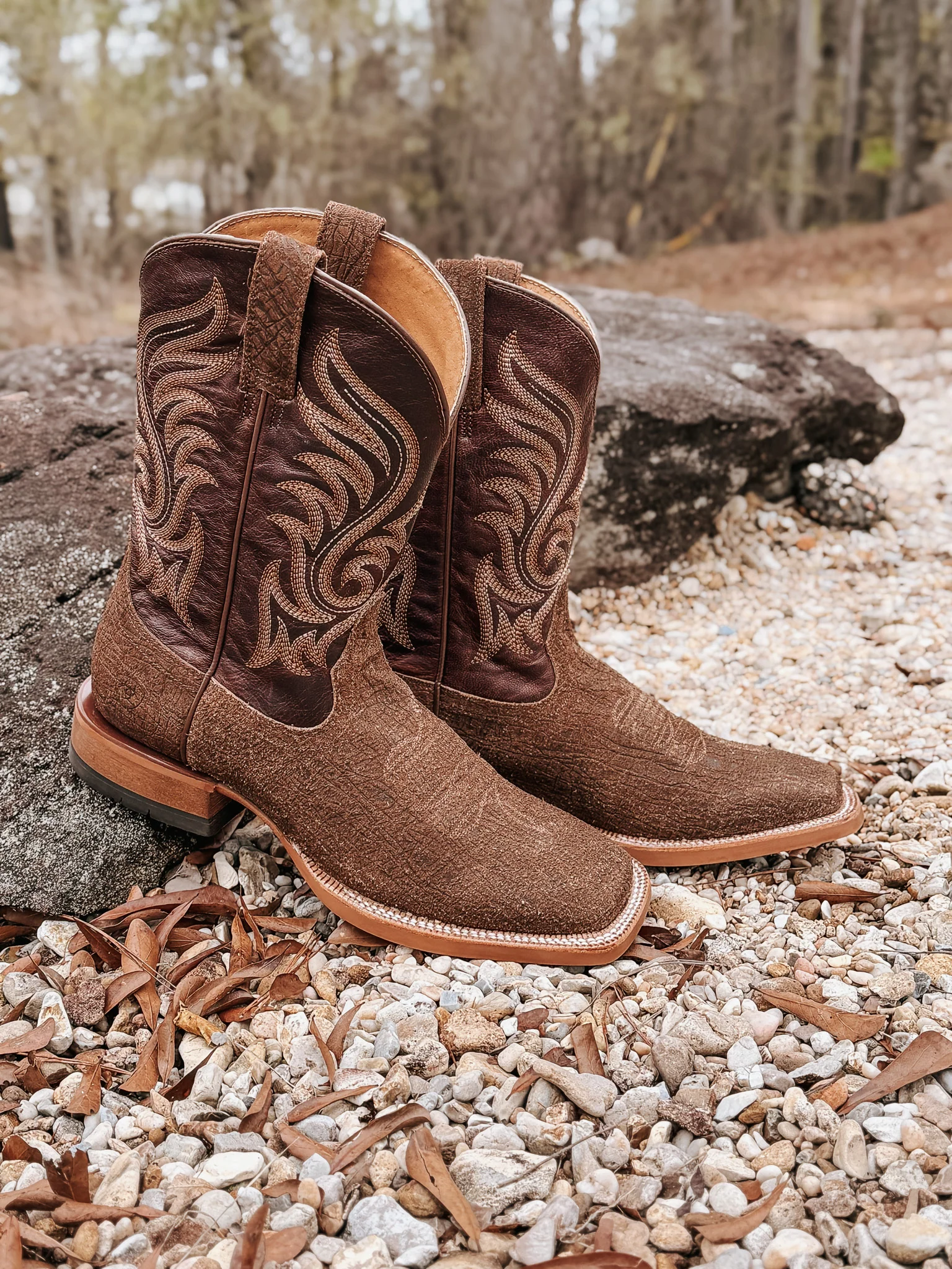 Ariat Men's Cattle Call Wide Square Toe Boots - Image 10