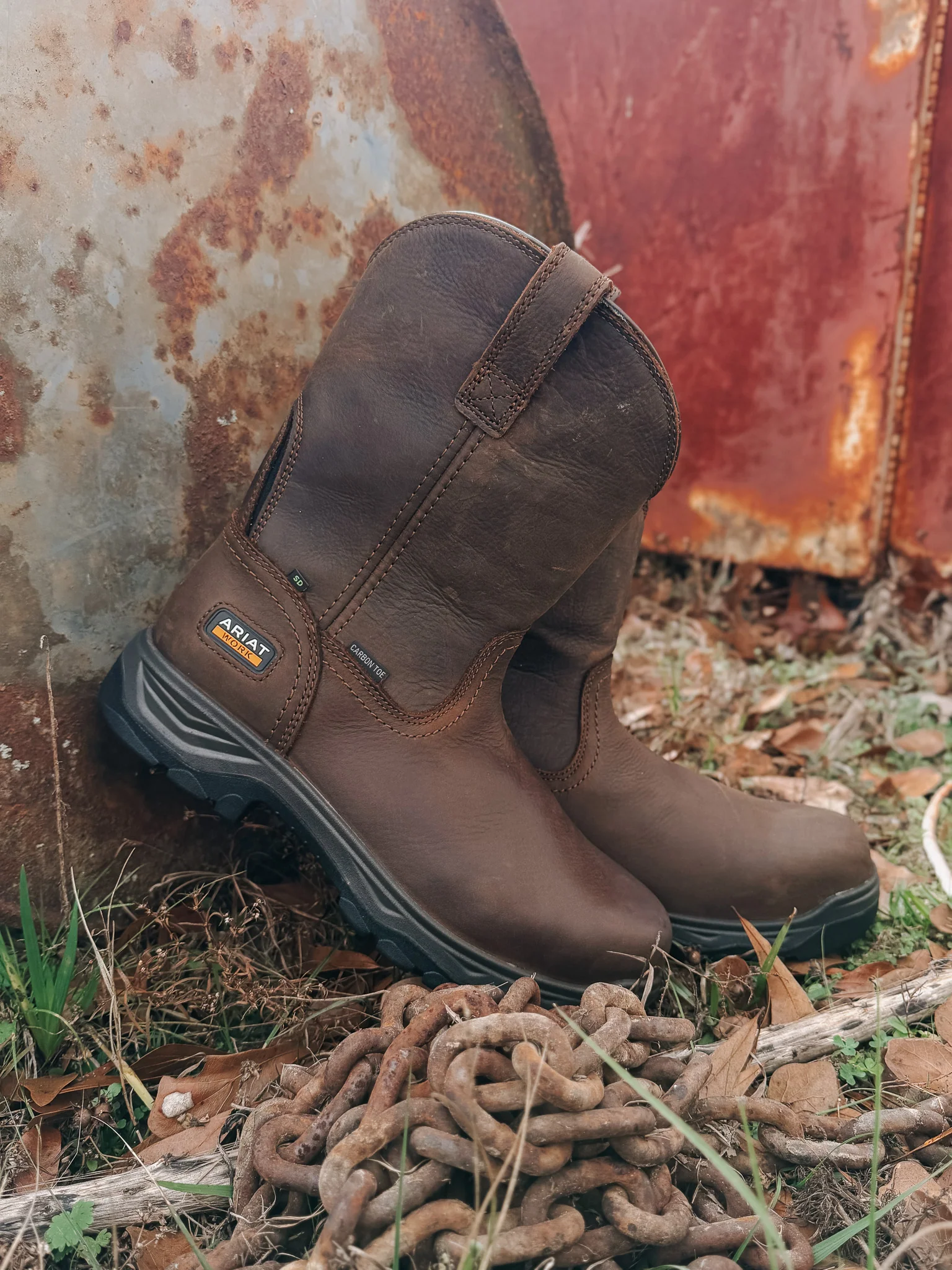 Ariat Men's Turbo Duratread Static Dissipative Composite Toe Work Boot - Image 10