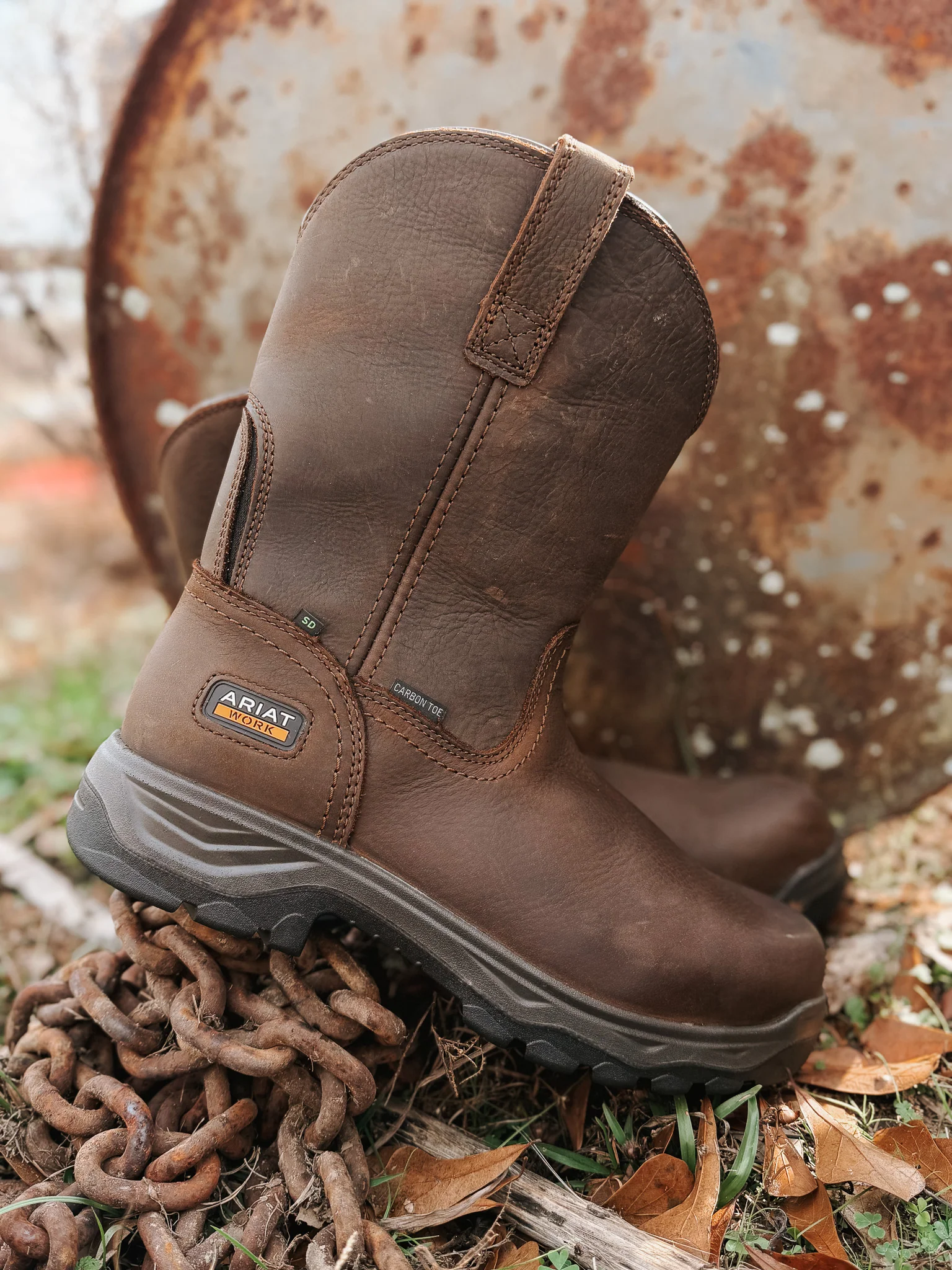 Ariat Men's Turbo Duratread Static Dissipative Composite Toe Work Boot - Image 3
