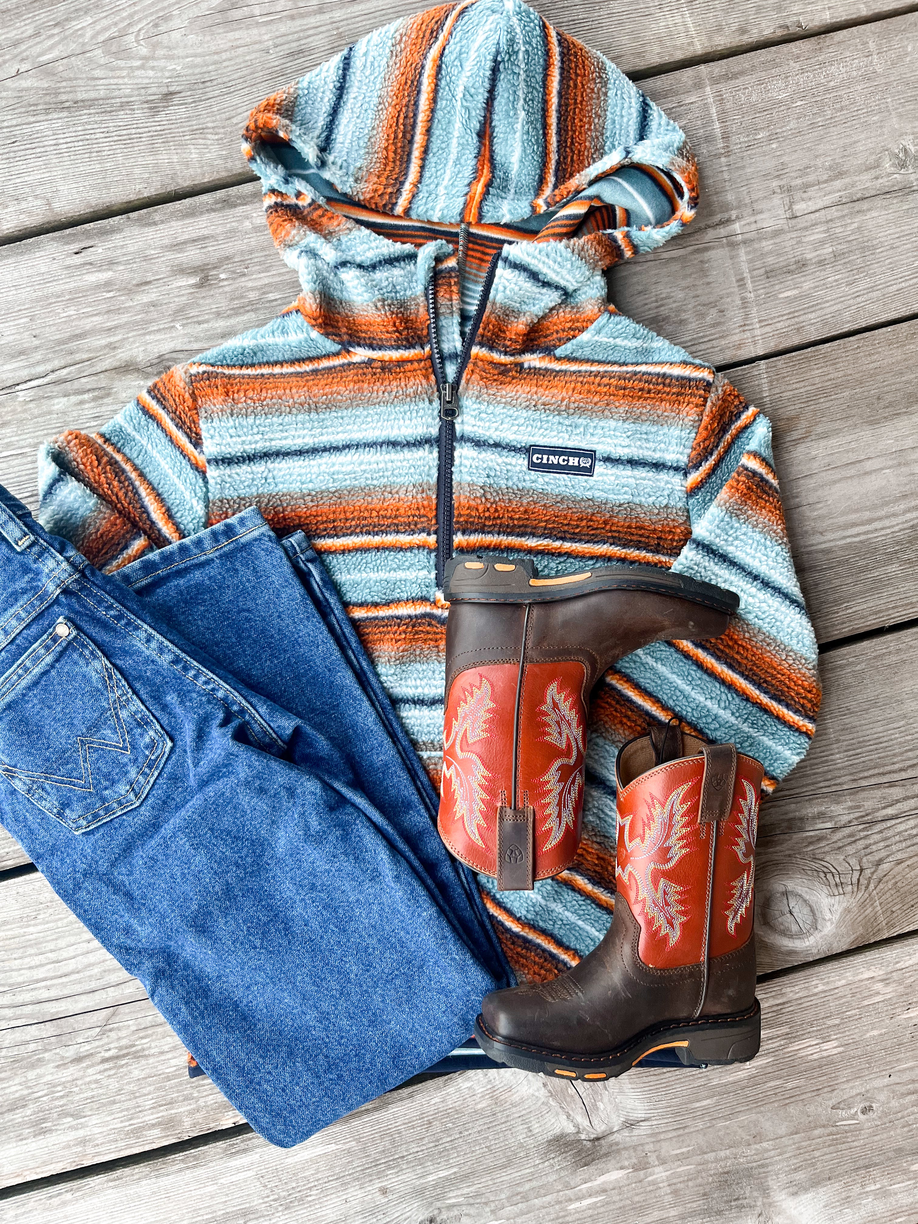Youth Ariat WorkHog Boots - Image 10
