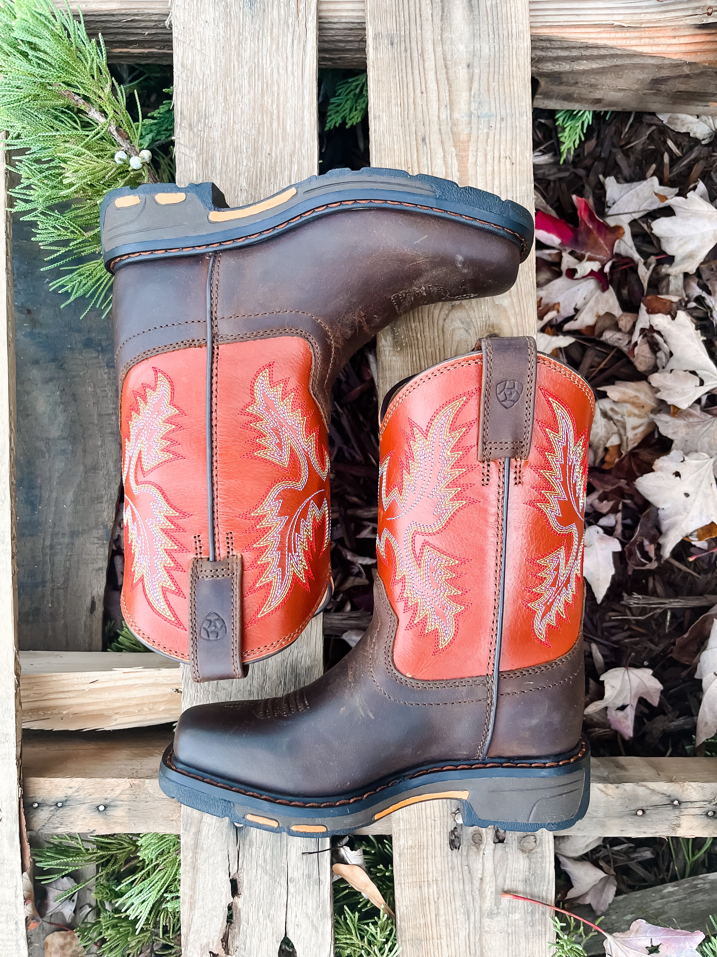 Youth Ariat WorkHog Boots - Image 4