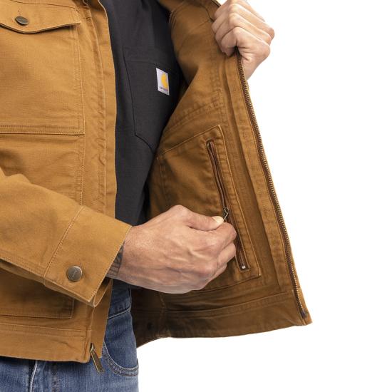 Men's Carhartt Rugged Flex Relaxed Fit Duck Jacket - Image 10