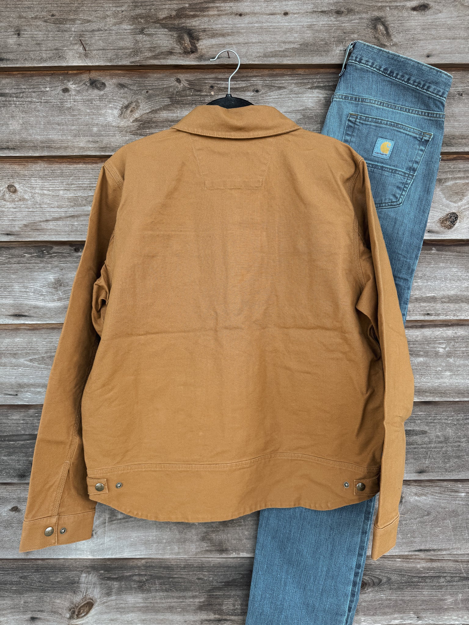 Men's Carhartt Rugged Flex Relaxed Fit Duck Jacket - Image 3