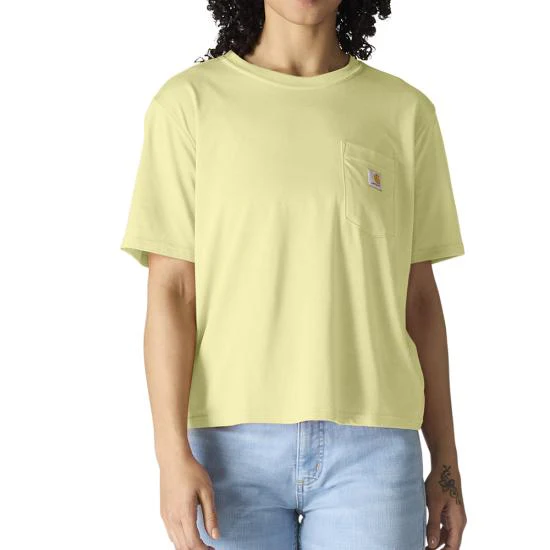 Carhartt Women's TENCEL™ Fiber Series Loose Tee - Yellow - Image 2