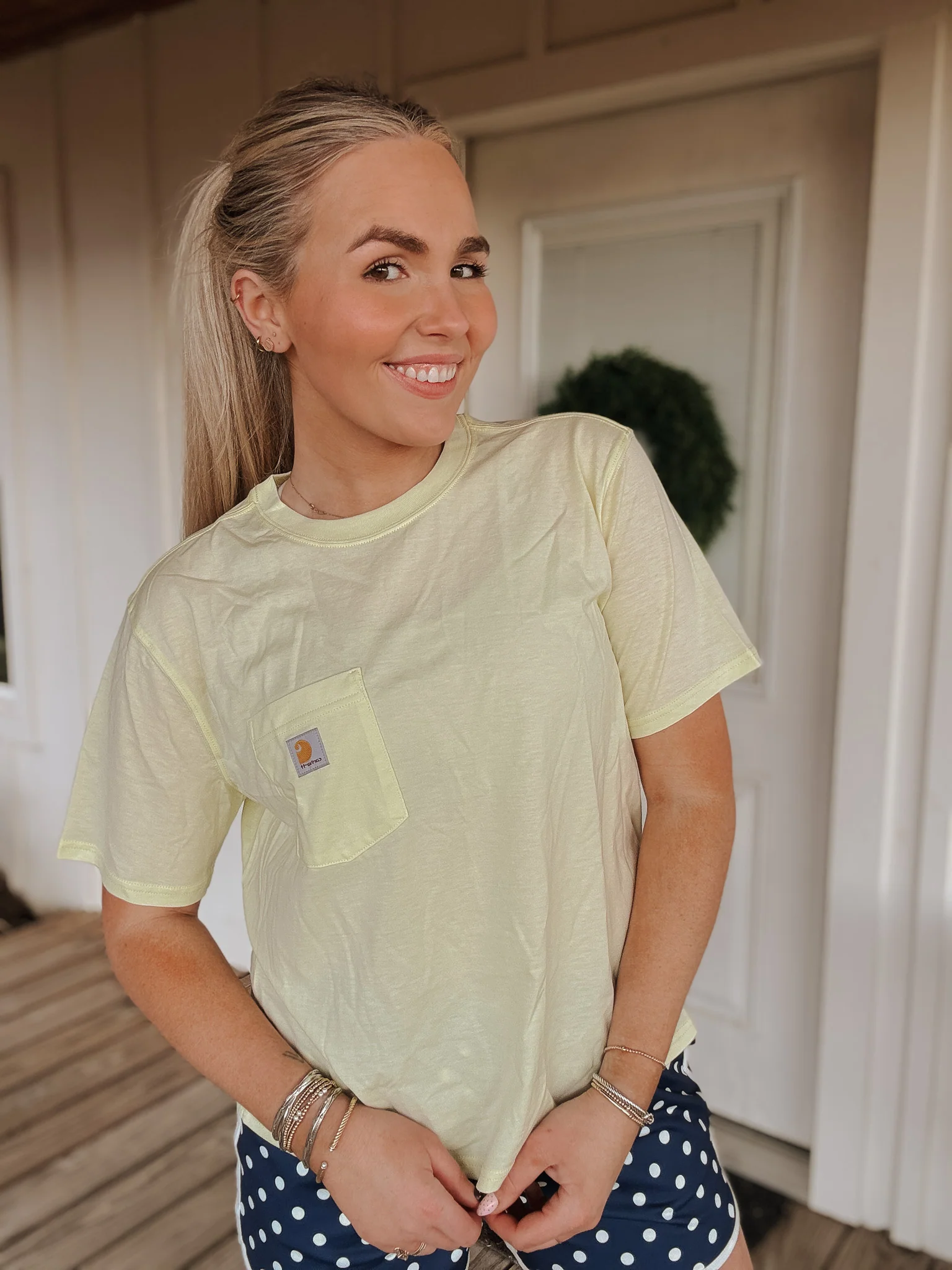 Carhartt Women's TENCEL™ Fiber Series Loose Tee - Yellow - Image 6