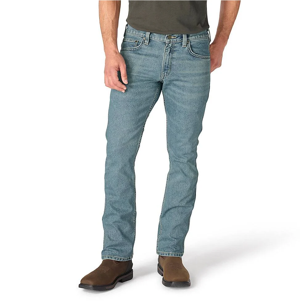 Carhartt Men's Relaxed Bootcut Rugged Flex® Jeans in Bluestem - Image 2