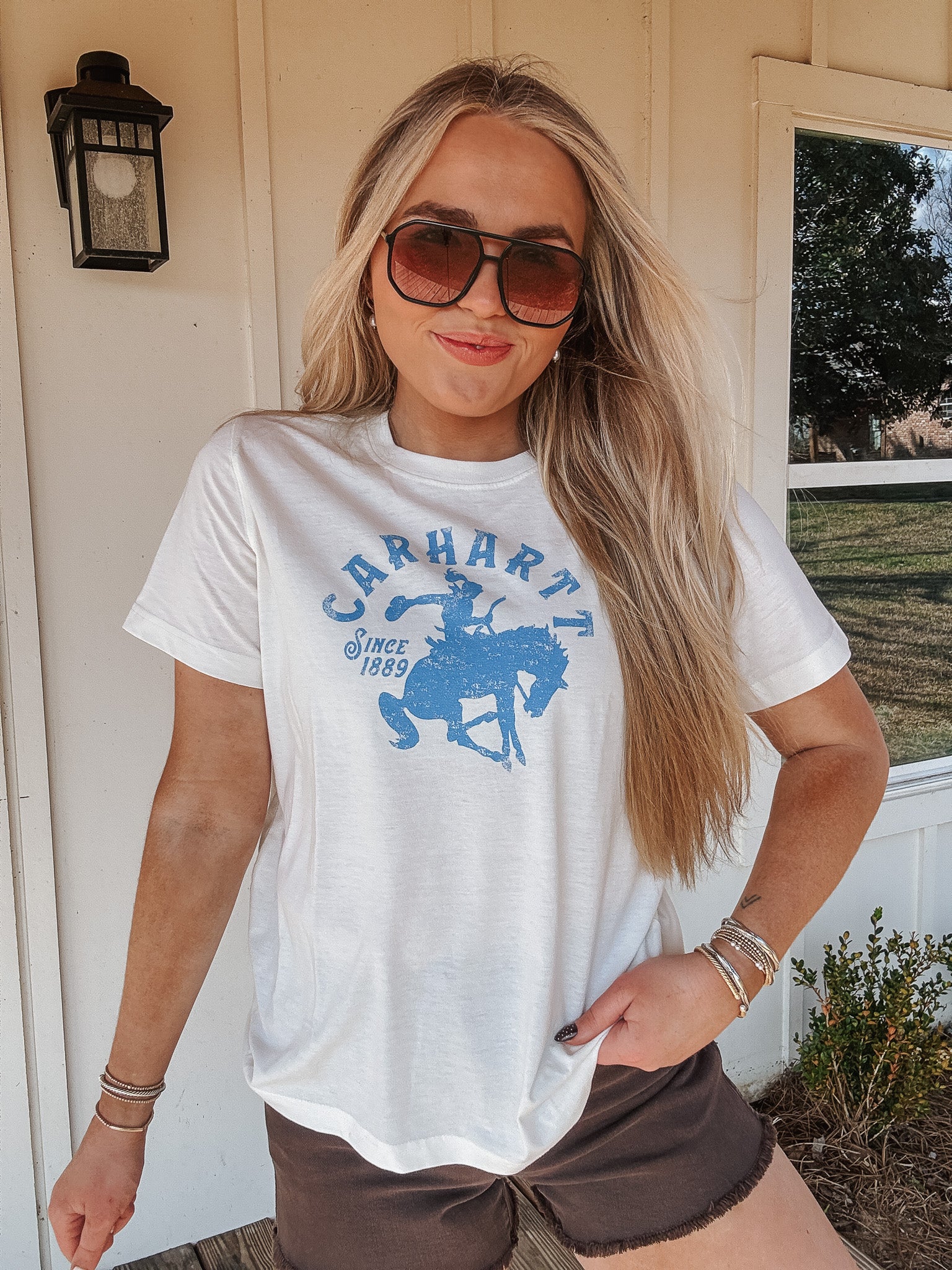 Carhartt Women's Irvine Relaxed Horse Tee - Image 6