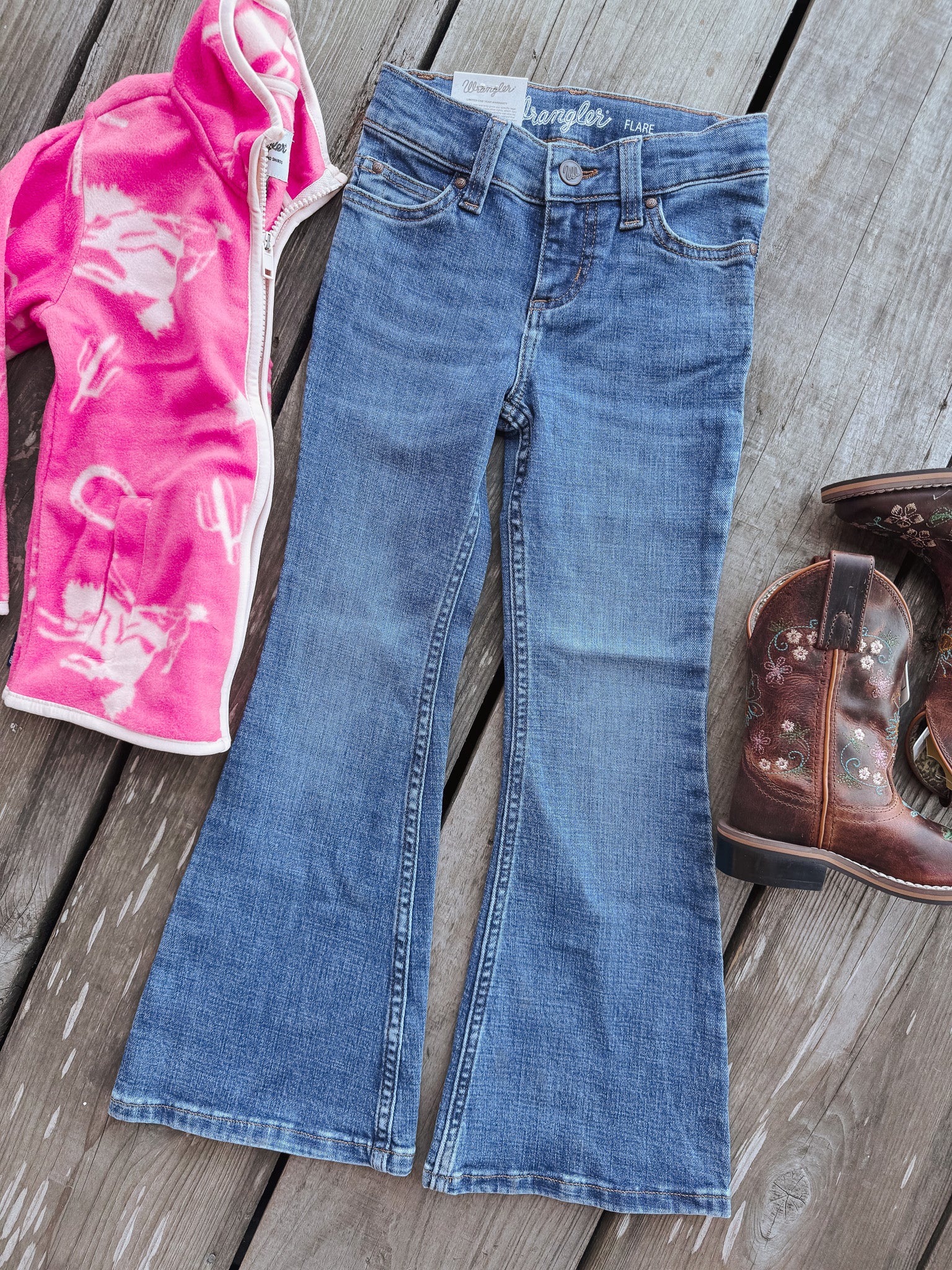 Wrangler Girl's Bethany Flare Jean - Image 3
