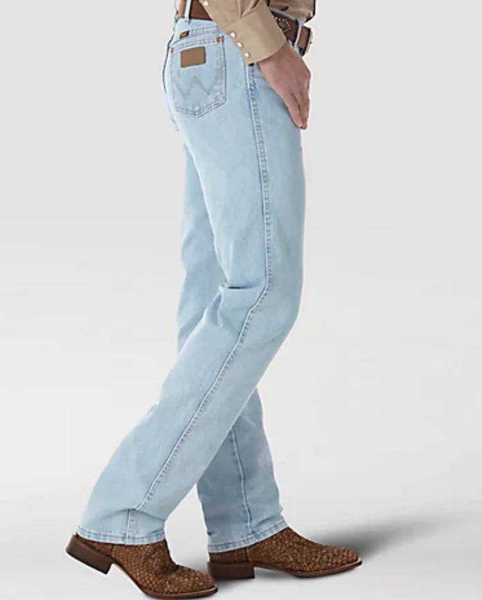 BEST-SELLER! WRANGLER COWBOY CUT ORIGINAL FIT JEANS IN BLEACH - Image 6