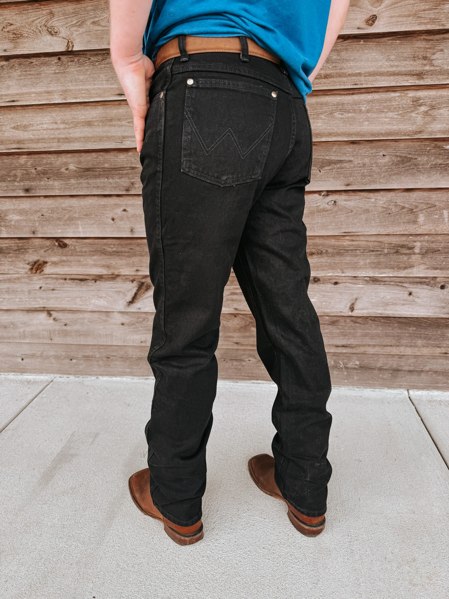 Men's Wrangler Cowboy Cut® Original Fit Jean in Black - Image 13