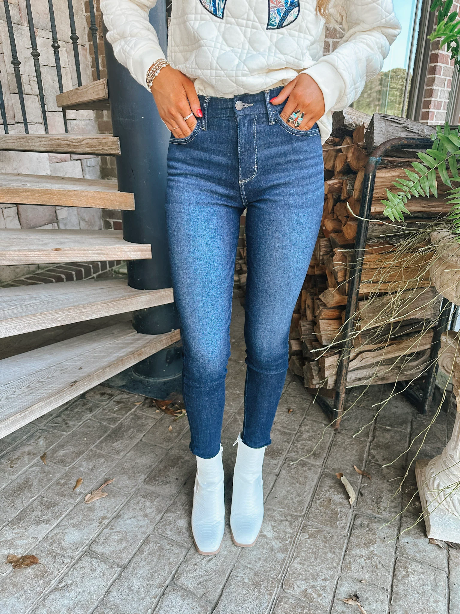Women's Wrangler Bespoke High Rise Skinny Jean - Image 9